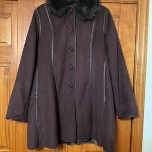 Anne Klein Deep Brown Coat